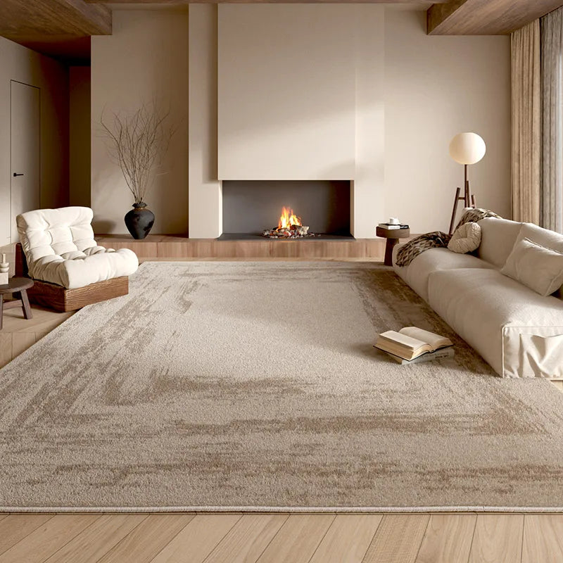 Navak Teppich, Teppiche im nordischen Stil für Wohnzimmer, große Bereiche, Schlafzimmerdekor, waschbarer Teppich, dicke Plüsch-Lounge-Bodenmatte, flauschiger, weicher Arbeitszimmerteppich