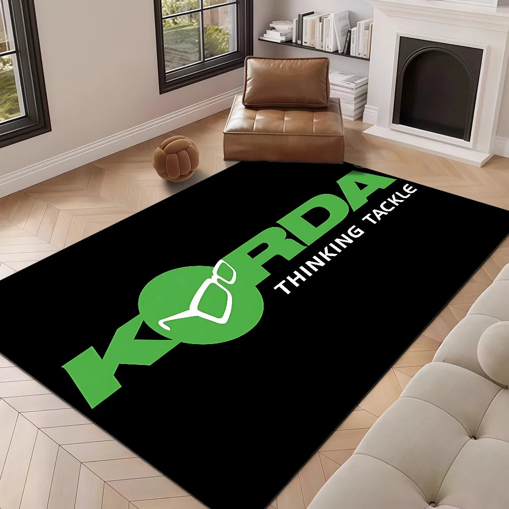 Navak Carpet K-Korda Angellogo Bodenmatte Kinderzimmer Schlafzimmer Dekoration Balkon Anti-Rutsch-Fußmatte Wohnzimmer Willkommensteppich