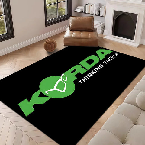 Navak Carpet K-Korda Angellogo Bodenmatte Kinderzimmer Schlafzimmer Dekoration Balkon Anti-Rutsch-Fußmatte Wohnzimmer Willkommensteppich