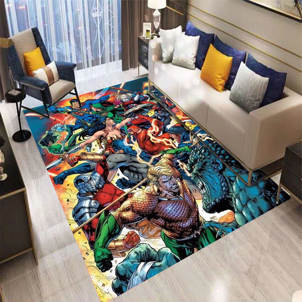 Navak Carpet Daily Picks Disney Superheld Marvel Avengers Cartoon Teppich Teppich für Schlafzimmer Wohnzimmer Home Sofa Dekoration Kinder Bodenmatte