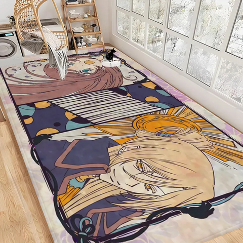 Navak Teppich Kamisama Kiss Lange Teppiche Nordischer Stil Home Fußmatte Badezimmer-Toilettenmatten Schlafzimmer Hotel Dekor Matte