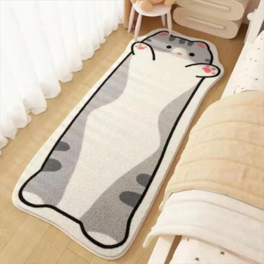 Navak Carpet Exclusive Picks Verbessertes Material Lustiger Cartoon-Schlafzimmer-Nachttischteppich Wohnzimmer Badezimmer Küche Rutschfester waschbarer Teppichmatte Heimdekoration