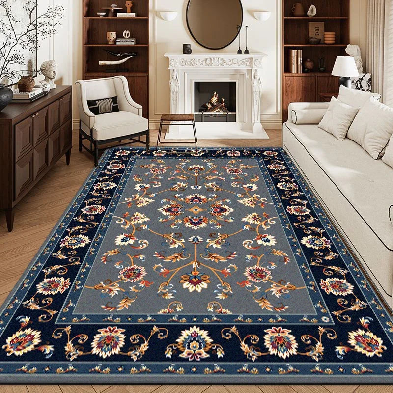 Navak Carpet Bohemian Style Rugs for Bedroom Large Carpet Living Room Decoration Retro Carpet Fluffy Soft Lounge Floor Mat Thickend Plush Rug