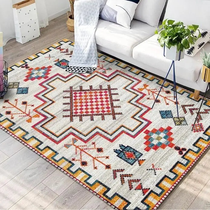 Navak Carpet Bohemian Persian Style Carpets for Living Room Morocco Bedroom Decor Carpet Large Area Rugs Lounge Rug Home Non-slip Floor Mat
