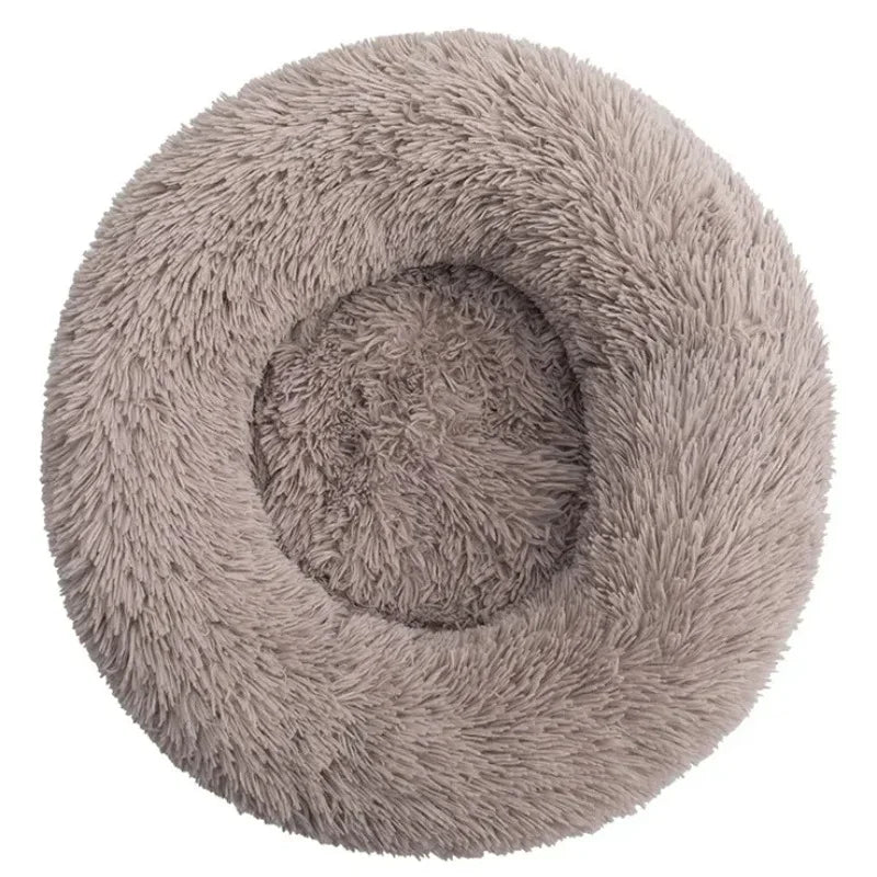 Navak Carpet 40–90 cm, rundes Haustierbett für große Hunde, superweiches Katzenbett, langes Plüsch-Hundehaus für mittelgroße Hunde, warmes Winterschlafbett