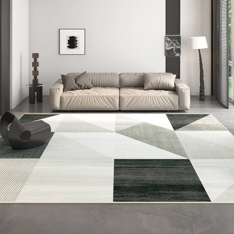 Navak Teppich, nordischer Stil, Teppiche für Wohnzimmer, waschbar, Schlafzimmer-Dekor, geometrisches Muster, luxuriöser Lounge-Teppich, große Bodenmatte für Zuhause