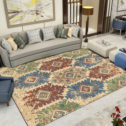 Navak Carpet Bohemian Persian Style Carpets for Living Room Morocco Bedroom Decor Carpet Large Area Rugs Lounge Rug Home Non-slip Floor Mat