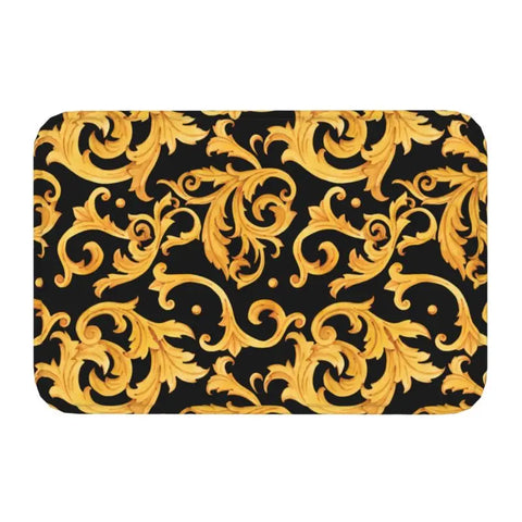 Navak Carpet Luxus Goldener Löwe Europäisches Blumenmuster Vordere Bodentür Eingangsmatten Außen Badezimmer Küche Fußmatte Wohnzimmer Teppich Teppich