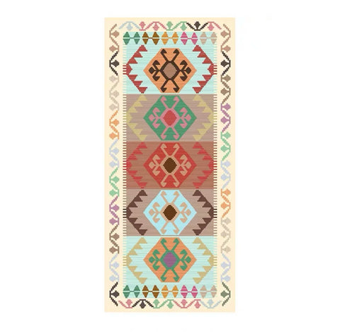Navak Carpet Exclusive Picks Nordischer Bohemian-Teppich, hochwertige Nachttischdecke fürs Schlafzimmer, leichte, luxuriöse Anti-Rutsch-Matte fürs Wohnzimmer, Heimdekoration