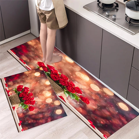 Navak Teppich Küchenmatte Teppich für Boden Hauseingang Fußmatte Schlafzimmer Wohnzimmer Dekor Nachttisch Teppich Flur Balkon Badezimmer Anti-Rutsch-Matte