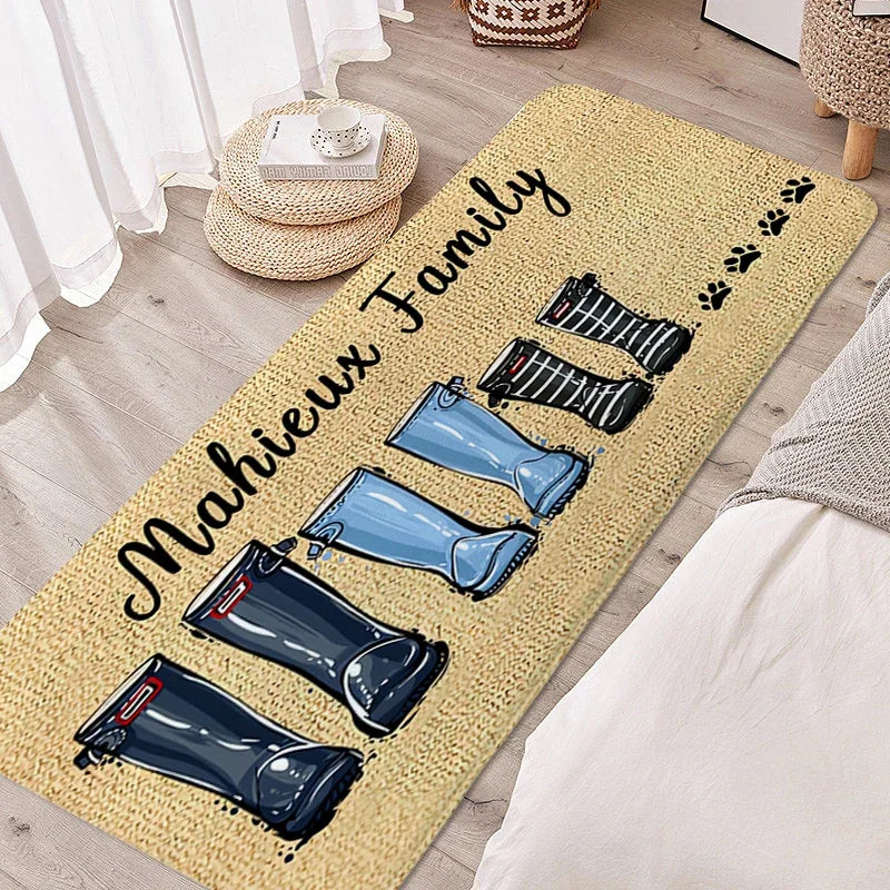 Navak Teppich, Teppich für Schlafzimmer, schöne Fußmatte für Haustiere, Katzen und Hunde, Eingangsbereich, Fußmatte, individueller Wohnzimmer-/Flur-/Badezimmerteppich, Küchenzubehör