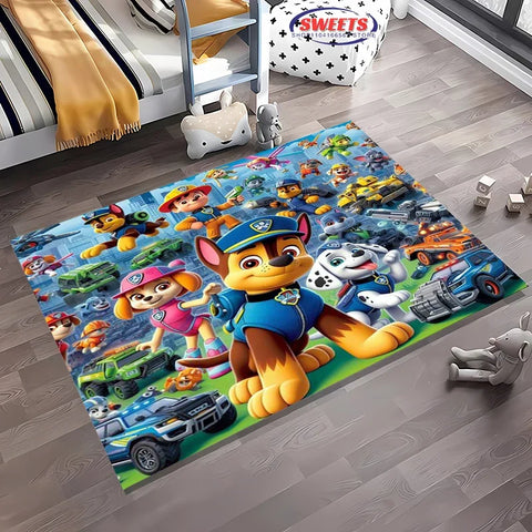 Navak Carpet 3D Neuankömmling Niedlicher Hunde-Cartoon-Teppich, Teppich für Wohnzimmer, Kinderzimmer, Schlafzimmer, Sofa, Küche, Fußmatte, Dekor, rutschfeste Bodenmatte für Kinder