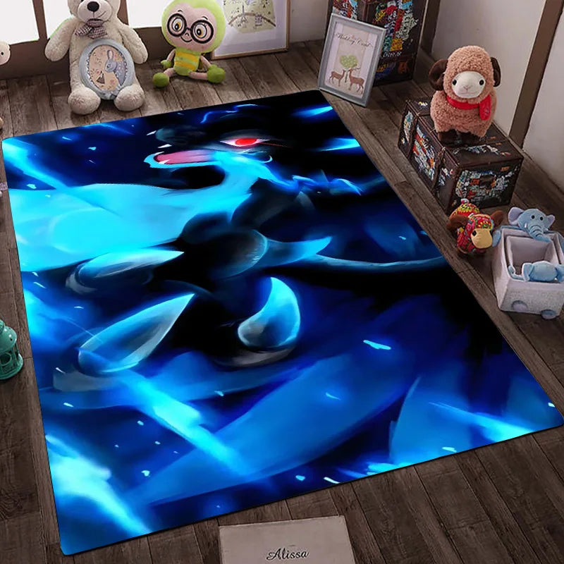 Navak Carpet Daily Picks Cartoon Anime Pokemon Teppich Bodenmatte Gengar Lucario Wohnzimmer Badezimmer Nachttisch Teppich Home Decor