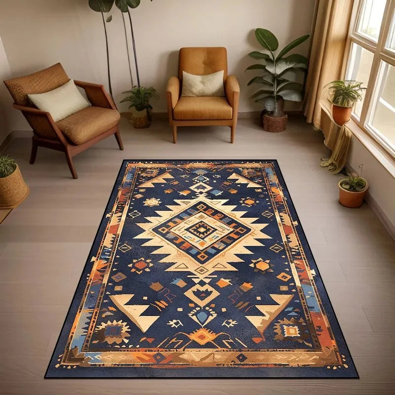 Navak Carpet Großer Teppich im Bohemian-Stil für persische Wohnzimmer, Lounge und waschbare Schlafzimmer-Garderobendekoration