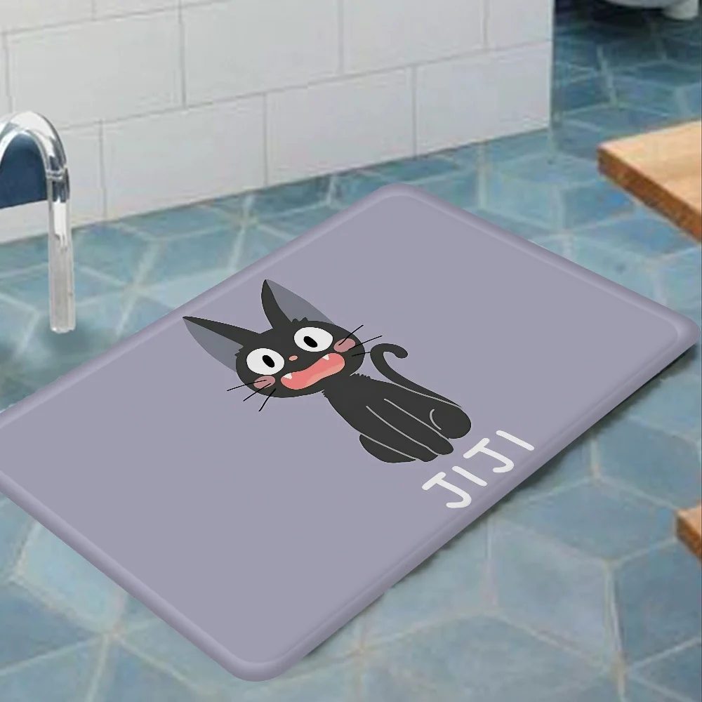 Navak Carpet KiKi Jiji Cat Room Mats Nordic Style Home Doormat Bathroom-Toilet Mats Bedroom Hotel Decor Mat