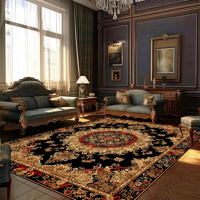 Navak-Teppich, Teppiche im persischen Stil für Wohnzimmer, Dekoration, Teppich, große Fläche, Schlafzimmer, rutschfeste Bodenmatte, waschbarer Lounge-Teppich, individuelle Größe