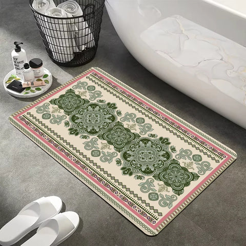 Navak Teppich Türkei Persisch Böhmische Zimmer Matten Anti-Rutsch Absorbieren Wasser Lange Streifen Kissen Schlafzimmer Matte Willkommen Fußmatte