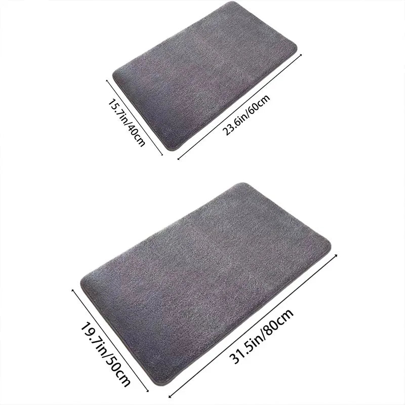 Navak Carpet Super saugfähige, dicke Schwamm-Badezimmermatte, Absorptionsmatte, Toilettentür, Anti-Rutsch-Matte, Korallenwolle, Haushalt, schnell trocknende Fußmatte