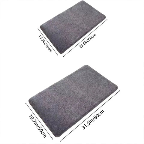 Navak Carpet Super saugfähige, dicke Schwamm-Badezimmermatte, Absorptionsmatte, Toilettentür, Anti-Rutsch-Matte, Korallenwolle, Haushalt, schnell trocknende Fußmatte