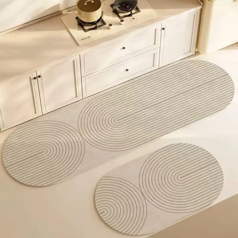 Navak Teppich Super Absorbent Küche Boden Matte Lange Diatomit Küche Teppich Weiche Waschbar Teppiche Anti Slip Badezimmer Eingang Fußmatte 주방매트