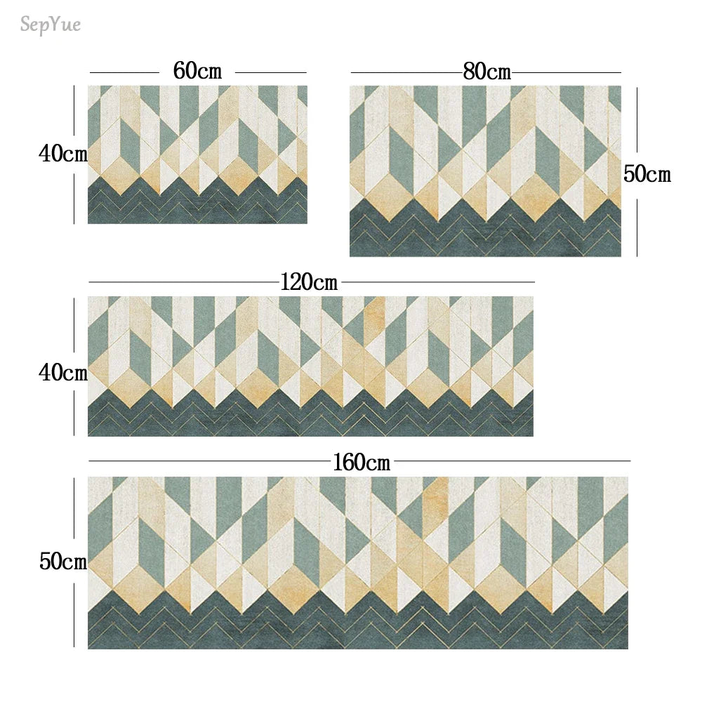 Navak Teppich, moderne Küchenmatte, Hauseingangs-Fußmatte, Flur, Schlafzimmer, Wohnzimmer, Dekoration, Bodenteppich, Balkon, Badezimmer, rutschfest, langer Teppich