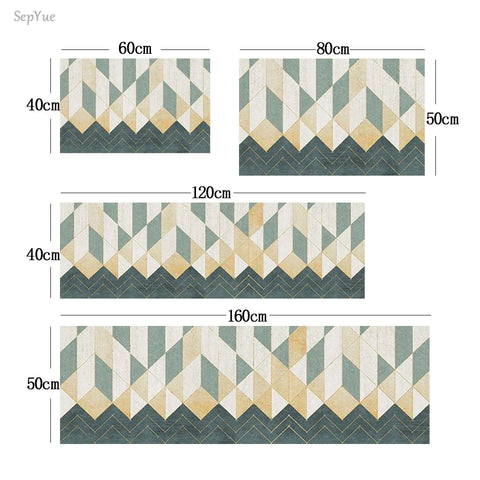Navak Teppich Saugfähiger Küchenteppich Rutschfeste Bodenmatte Absorbiert Öl Küche Langer Bereich Teppich Schlafzimmer Teppich Eingang Fußmatte Home Decor Zimmer Tapis