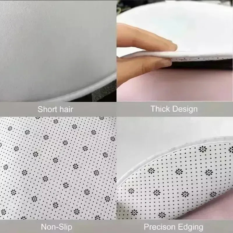 Navak Teppich Europa Böhmen Stil Runder Teppich Wohnzimmer Sofa Schlafzimmer Nachttisch Arbeitszimmer Küche Eingangstürmatte Rutschfester Wohnkultur Teppich