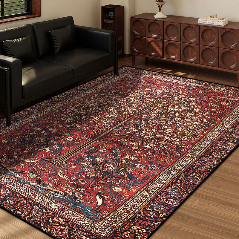 Navak-Teppich im persischen Stil, Retro-Dekoration, für Zuhause, Wohnzimmer, große Größe, rutschfeste Fußmatten für den Eingangsbereich, leicht zu reinigen, weicher Schlafzimmerteppich