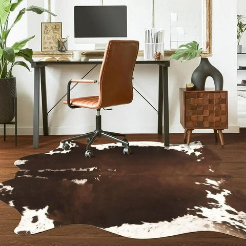 Navak Teppich im amerikanischen Stil mit Tiermuster, Kunstfell-Rindslederteppich, Schlafzimmerteppich, Zimmerteppich für Wohnzimmerteppiche, Hausdekoration, Fußmatten