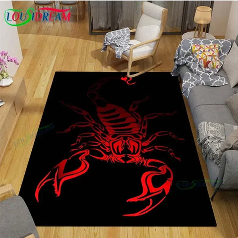 Navak Teppich, wunderschönes Sternbild Skorpion, Teppich für Wohnzimmer, Schlafzimmer, Nachttischmatte, modische Bodenmatte, Bereichsteppich, Fußmatte, Schlafzimmerdekoration