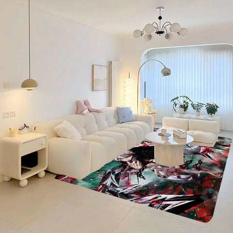 Navak Teppich Tokyo Anime Ghoul Bodenmatte er Anti-Rutsch Moderne Wohnzimmer Balkon Bedruckte Nachttischmatten