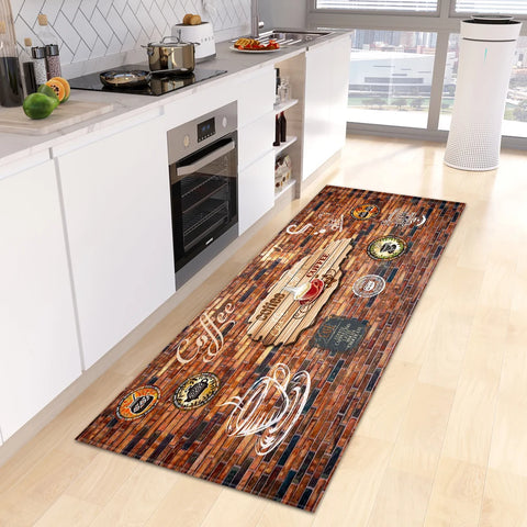 Navak Teppich Küche Bodenmatte Flur Eingang Fußmatte Home Wohnzimmer Kinder Schlafzimmer Dekoration Langer Teppich Badezimmertür Anti-Rutsch Fußteppich