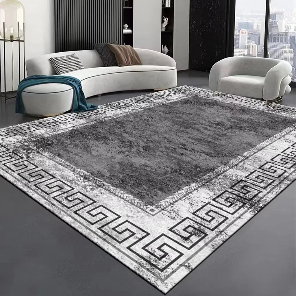 Navak Carpet New Nordic Style Carpets for Living Room Grey Purple Modern Room Decor Large Rug Home Non-slip Entrance Door Mat Bedroom Tapete