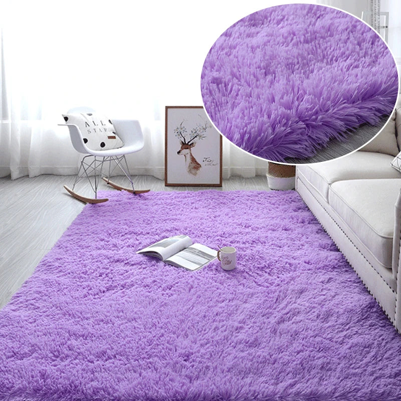 Navak Carpet Haarige Regenbogen-Teppiche für Kinderzimmer, Schlafzimmer, weiche, pelzige Teppiche, Wohnzimmer, Kinder-/Babyzimmer, Kinderzimmer, Spielzimmer, niedliche Zimmerdekoration, Bereichsteppich