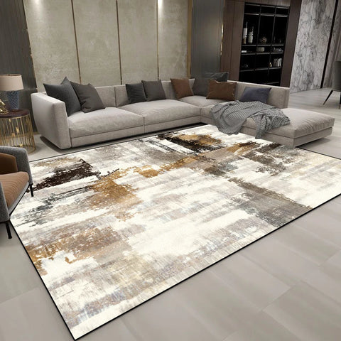Navak Carpet Modern Decoration Abstract Carpets Living Room Light Luxury Carpet Home Sofa Grey Floor Mat Washable Bedroom Cloakroom Soft Rugs