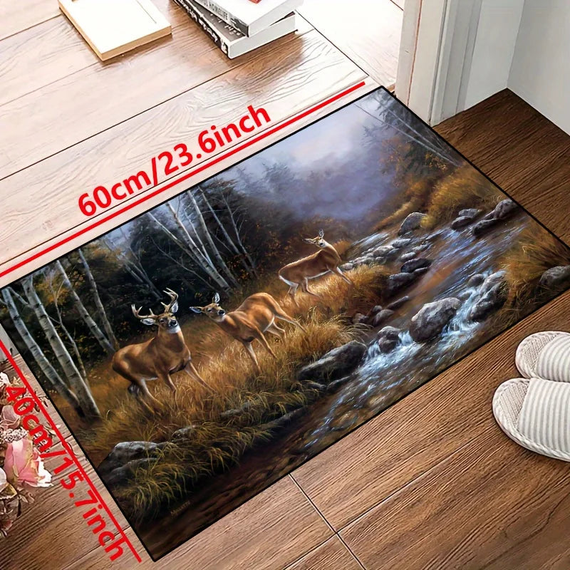 Navak Teppich, maschinenwaschbare Fußmatte aus Polyester, 1 Stück, Kristallflor-Teppich für die Dekoration von Zuhause, Wohnzimmer und Schlafzimmer