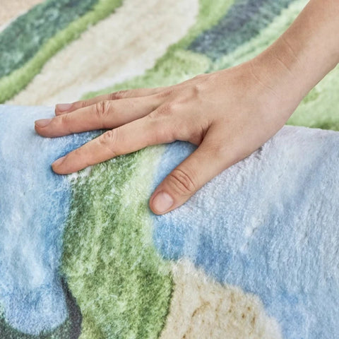 Navak Teppich, nordischer Stil, Schlafzimmer-Dekor, Teppich, Zuhause, flauschiger, weicher Teppich, unregelmäßige Formen, Teppiche für Wohnzimmer, dicke Plüsch-Bodenmatte am Bett