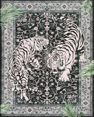 Navak Teppich, Dschungel-Tiger-Teppich für Wohnzimmer, Dekoration, Schlafzimmer, Nachttisch, weicher Fußteppich, Freizeit, Balkon, Bodenmatte, Couchtischmatte, Fußmatte, Geschenk
