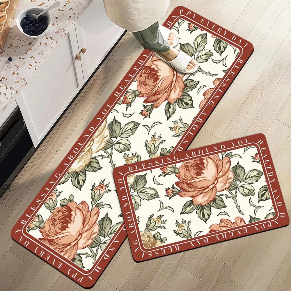Navak Teppich Saugfähiger Küchenteppich Rutschfeste Bodenmatte Absorbiert Öl Küche Langer Bereich Teppich Schlafzimmer Teppich Eingang Fußmatte Home Decor Zimmer Tapis
