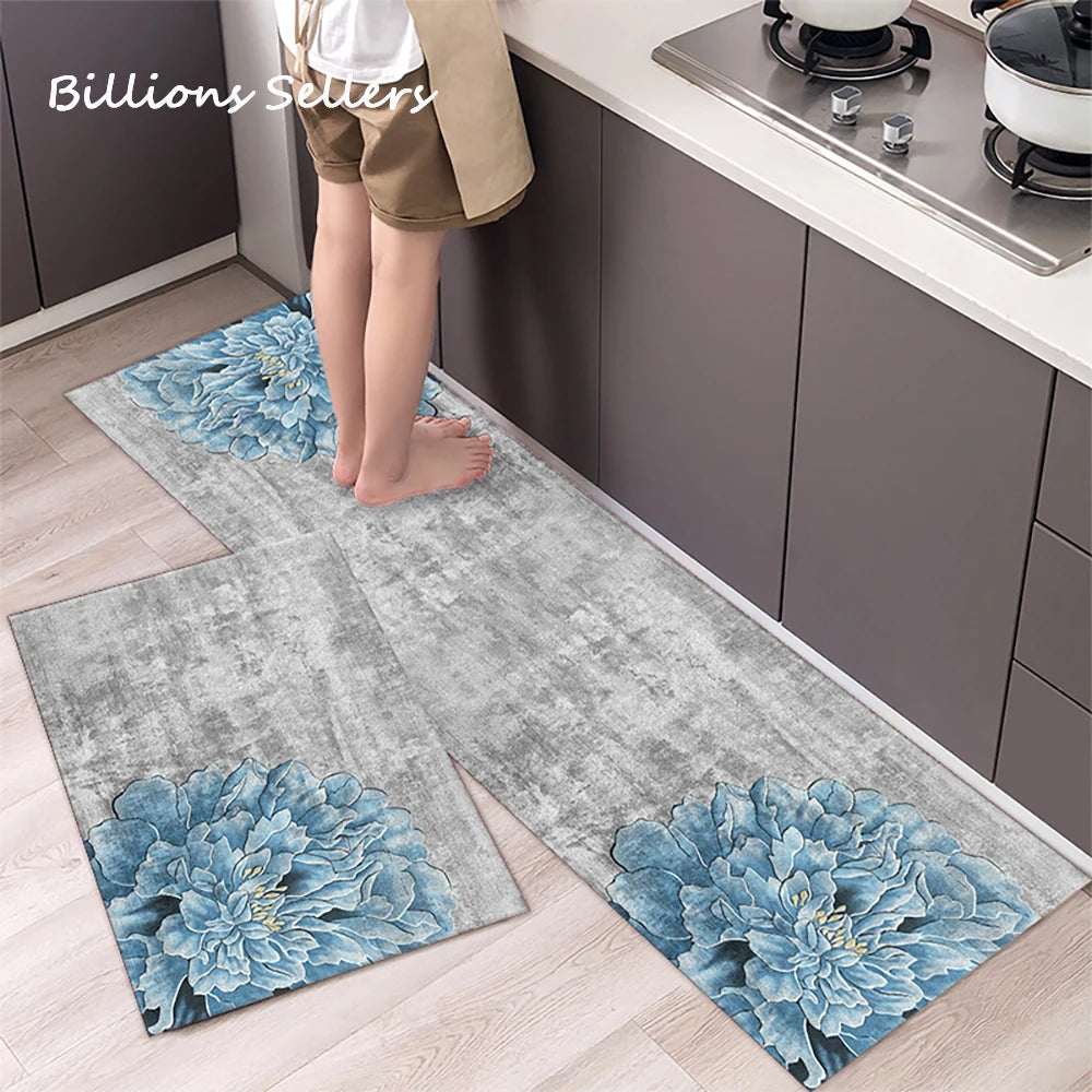 Navak Teppich Saugfähiger Küchenteppich Rutschfeste Bodenmatte Absorbiert Öl Küche Langer Bereich Teppich Schlafzimmer Teppich Eingang Fußmatte Home Decor Zimmer Tapis