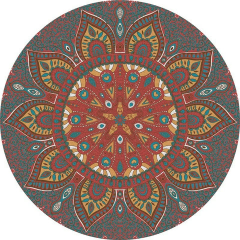Navak Carpet Ethnic Retro Persian Bohemian Carpet Washroom Floor Mat Living Room Carpet Rug for Bed Room Living Room Decoration