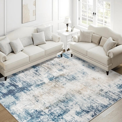 Navak Carpet Lochas Abstrakter großer Teppich, weicher moderner Teppich für Wohnzimmer, Schlafzimmer, Heimdekoration, Innenteppich