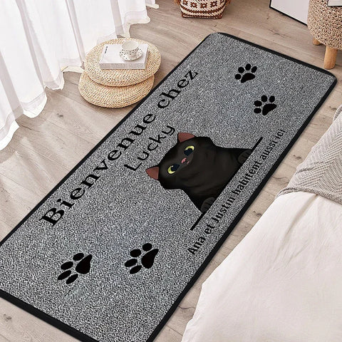Navak Teppich, Teppich für Schlafzimmer, schöne Fußmatte für Haustiere, Katzen und Hunde, Eingangsbereich, Fußmatte, individueller Wohnzimmer-/Flur-/Badezimmerteppich, Küchenzubehör