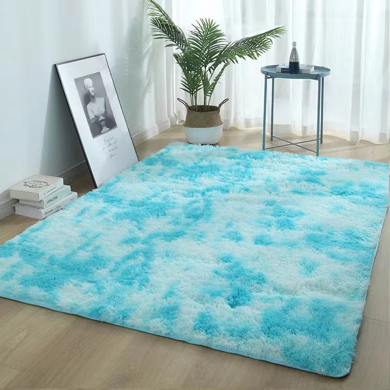 Navak Carpet Exclusive Picks 40 x 60 cm Seidenwollteppich, verdickt, für Nachttisch, Wohnzimmer, Kinderzimmer, weicher Heimdekor-Teppich, waschbar, schmutzabweisende Matte