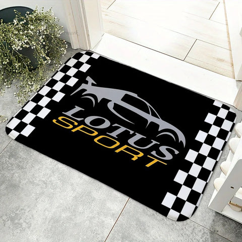 Navak Teppich, 1 Stück, Lotus Caterhams Racing Team, Auto-Bodenmatte, Bodenmatte, rutschfest, für Küche, Schlafzimmer, handgefertigt, getufteter Teppich, Teppich, Wohnzimmer