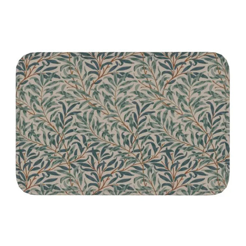 Navak Teppich Custom William Morris Compton Floral Jugendstil Muster Fußmatte Bad Tür Bodenmatte Textil Muster Toilette Teppich Teppich Footpad