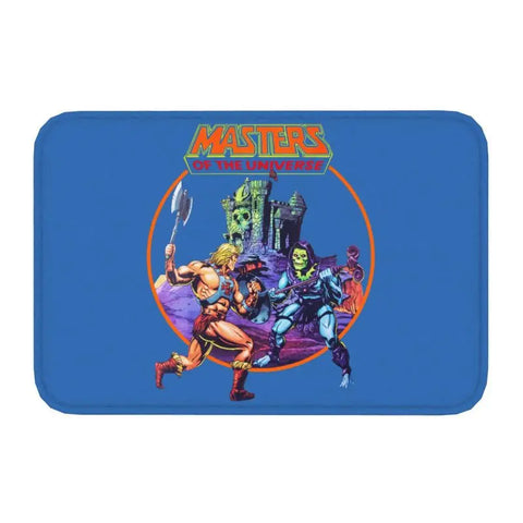 Navak Teppich-Falltür, Masters of the Universe, Fußmatte, rutschfest, für Bad und Küche, He Man, Willkommen, Garagentür, Boden, Eingangsbereich, Teppich