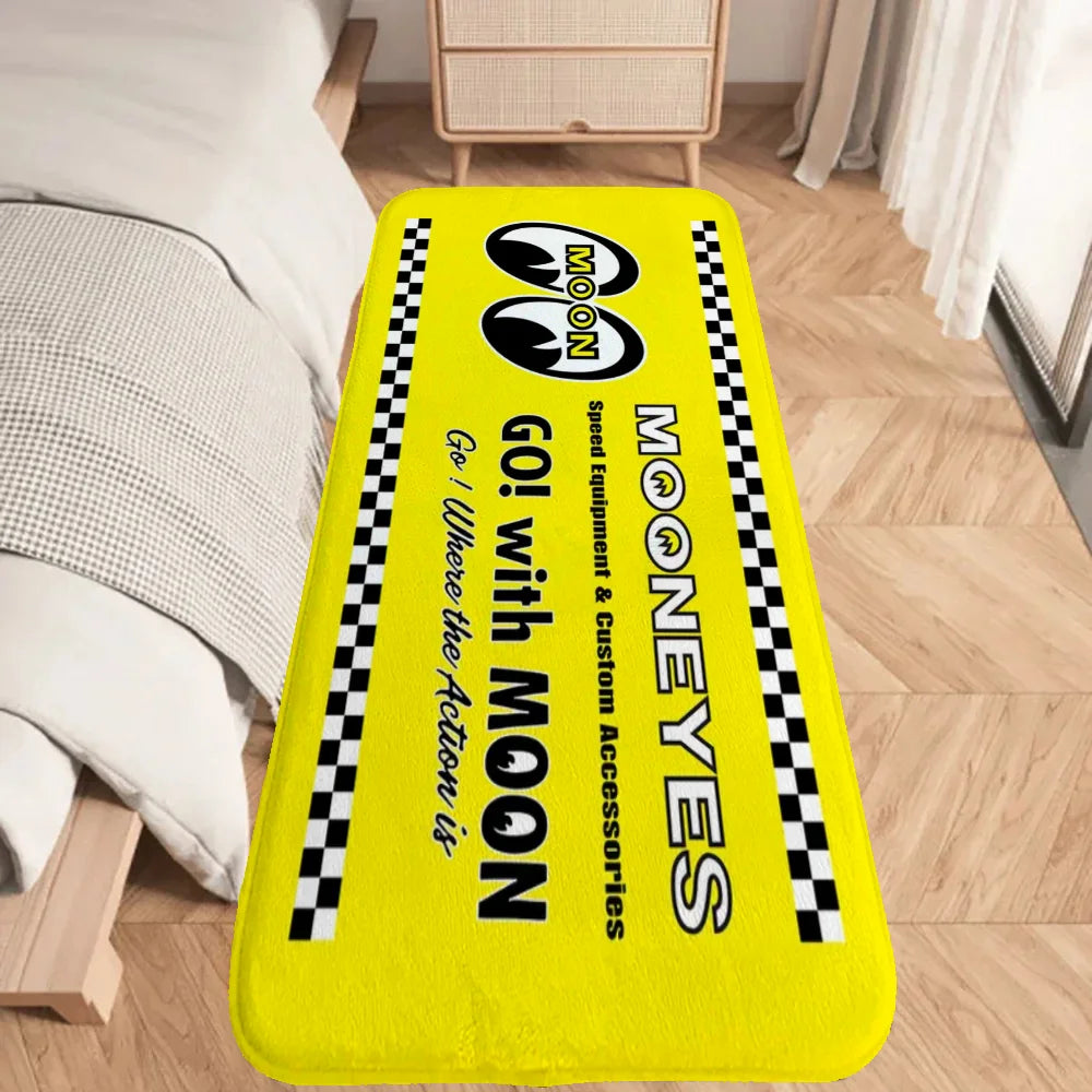 Navak Carpet Mooneyes Bodenmatte für den Flur, individueller Schlafzimmerteppich für den Eingangsbereich, Raumdekorationsartikel, Badvorleger, individuell