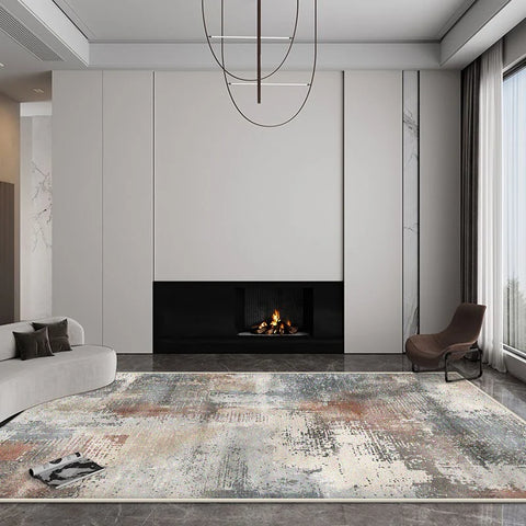 Navak Teppich, modern, abstrakt, für Wohnzimmer, nordische Dekoration, Zuhause, leicht zu reinigen, für Badezimmer, Eingangsbereich, waschbar, 200 x 250 cm, Teppich, Garderobe, große Matten