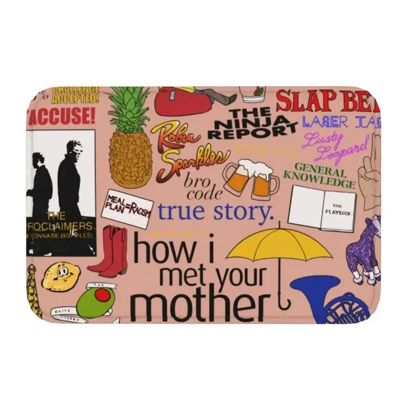 Navak Carpet Daily Picks Intervention How I Met Your Mother Eingangsmatte für den Vorderboden, Tür, Außenbereich, TV-Show, Bad, Küche, Fußmatte, WC-Teppich